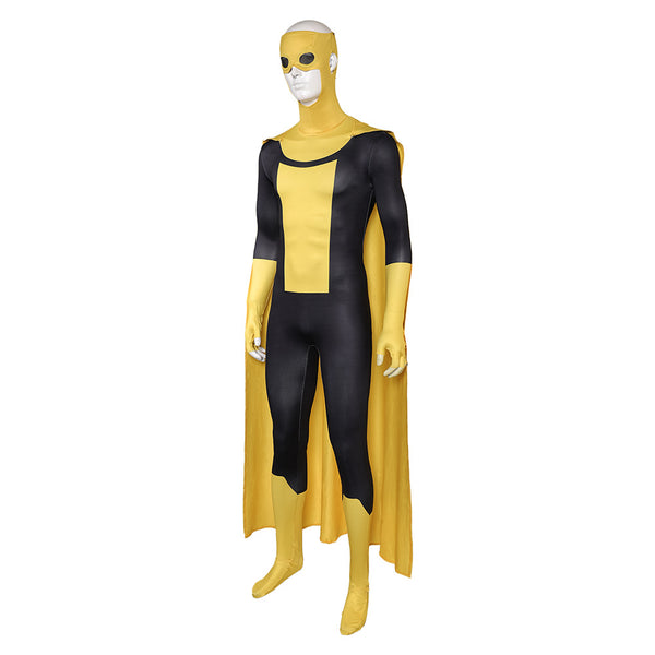 Déguisement Invincible Saison 3(2025) Mark Grayson Gonflable Combinaison Jaune/Bleue Costume d'Halloween
