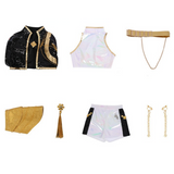 Rumi Zoey Rumi Tenue Noire Cosplay Costume