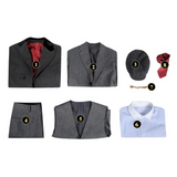Cosplay Costume Tommy Shelby Peaky Blinders TV Cosplay Tenue Noire Homme