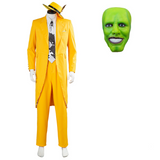 The Mask Jim Carrey Costume jaune Uniforme Halloween Carnaval Cosplay Costume