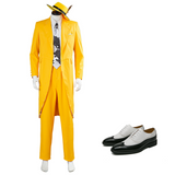 The Mask Jim Carrey Costume jaune Uniforme Halloween Carnaval Cosplay Costume