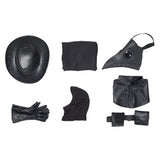 Enfant Plague Doctor Médiéval Cosplay Costume Halloween Carnival