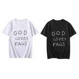 Shameless Ian Gallagher T-shirt Imprimé Blanc/Noir Cosplay Costume