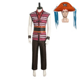 One Piece Buggy Tenue Raye Cosplay Costume