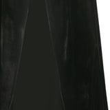 Femme Sorcière Cape à Capuche en Velours Noire/Verte Cosplay Costume