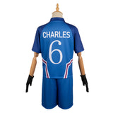 Blue Lock Charles Chevalier Paris X Gen Uniforme Cosplay Costume