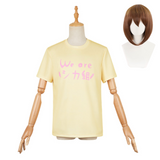 Shikanoko Nokonoko Koshitantan Noko Shikanoko T-shirt Jaune Cosplay Costume