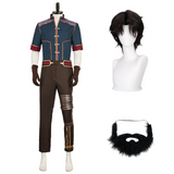 Arcane: League of Legends Saison 2(2024) Jayce Tenue Verte Foncée Cosplay Costume