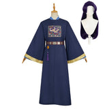 The Apothecary Diaries Jinshi Tenue Bleue foncée Cosplay Costume