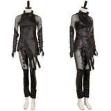 Rumi Mira Zoey Tenue Noire en Cuir Cosplay Costume