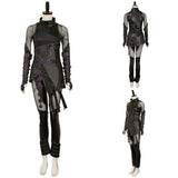 Rumi Mira Zoey Tenue Noire en Cuir Cosplay Costume