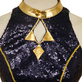 Mira Zoey Tenue à Bretelles Noir Cosplay Costume