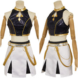 Mira Zoey Tenue à Bretelles Noir Cosplay Costume