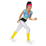 Aérobic Femme 80s Hippie Disco Sportwear Cosplay Costume