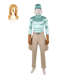 Cosplay Costume Diego Brando JoJo‘s Bizarre Adventure 7(2026) Anime Cosplay Tenue Verte et Marron Homme