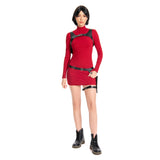 Resident Evil 4 Ada Wong Jeu Uniform Rouge Cosplay Costume