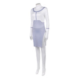 Cosplay Costume Viltrumite Thula Invincible 4(2026) TV Cosplay Robe Blanche et Violette Femme
