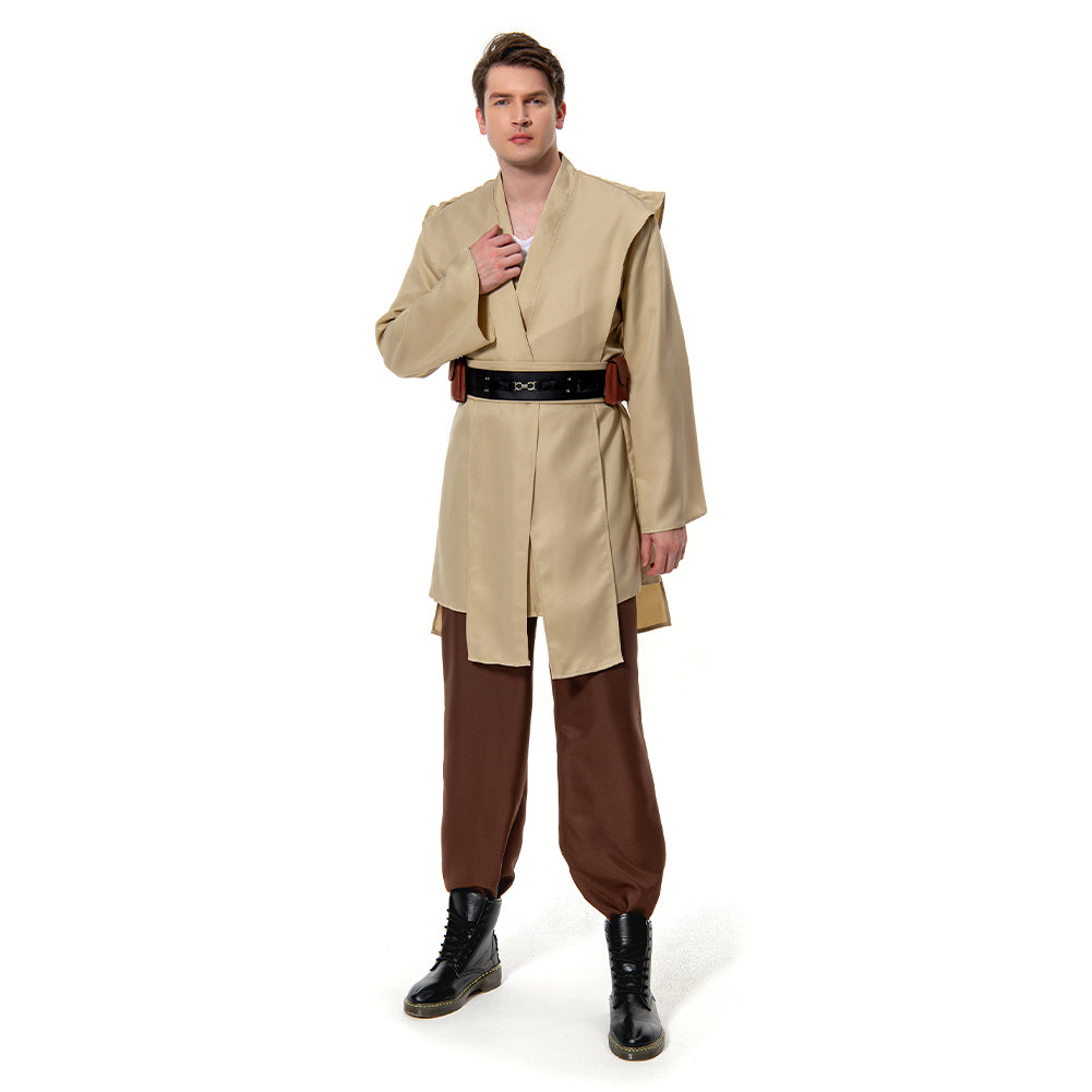 Tales Of The Jedi Qui Gon Jinn Uniform Cosplay Costume
