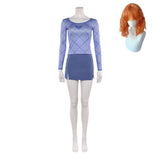 Cosplay Costume Nami One Piece Live Action 2(2026) TV Cosplay Tenue Bleue Femme