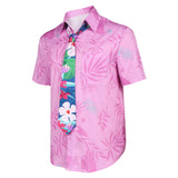Zootopia 2(2025) Nick Wilde Chemise Rose Cosplay Costume Ver.2