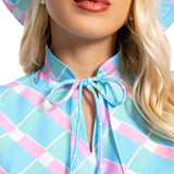 2023 Film Barbie Bleu Robe Femme Cosplay Costume