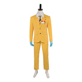 Beetlejuice 2(2024) Shrinker Shrunken Head Bob Tenue Jaune Cosplay Costume