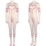 Hazbin Hotel(2024) Angel Dust Combinaison Blanche Cosplay Costume