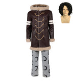 Cosplay Costume Usopp One Piece Live Action 2(2026) TV Cosplay Tenue Brune et Grise Homme