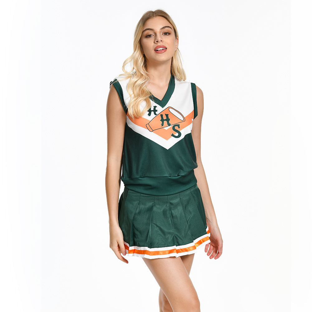 Stranger Things 4 Chrissy Hawkins Lycée Cheerleaders Robe Cosplay Costume