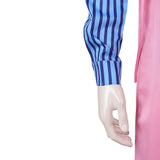 Cosplay Costume Sanji One Piece Live Action 2(2026) TV Cosplay Chemise Bleu+Tablier Rose Tenue Homme