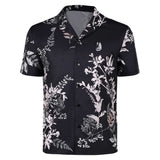 Cosplay Costume Jason Duval GTA(2026) Jeu Cosplay Chemise Hawaïenne Bleue/Noire Homme
