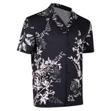 Cosplay Costume Jason Duval GTA(2026) Jeu Cosplay Chemise Hawaïenne Bleue/Noire Homme
