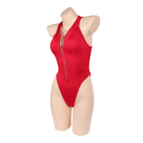 Cosplay Costume C.J. Parker/Victoria Leeds Baywatch TV Cosplay Maillot de Bain Une Pièce Rouge Femme