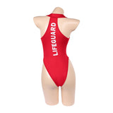 Cosplay Costume C.J. Parker/Victoria Leeds Baywatch TV Cosplay Maillot de Bain Une Pièce Rouge Femme