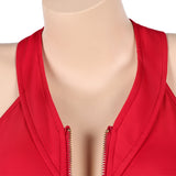 Cosplay Costume C.J. Parker/Victoria Leeds Baywatch TV Cosplay Maillot de Bain Une Pièce Rouge Femme