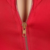Cosplay Costume C.J. Parker/Victoria Leeds Baywatch TV Cosplay Maillot de Bain Une Pièce Rouge Femme