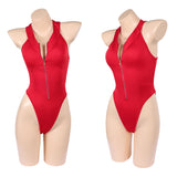 Cosplay Costume C.J. Parker/Victoria Leeds Baywatch TV Cosplay Maillot de Bain Une Pièce Rouge Femme