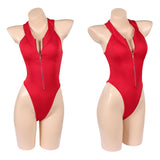 Cosplay Costume C.J. Parker/Victoria Leeds Baywatch TV Cosplay Maillot de Bain Une Pièce Rouge Femme