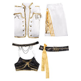 Golden Tenue Noire et Blanche Cosplay Costume