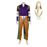 Cosplay Costume Gyro Zeppeli JoJo's Bizarre Adventure 7(2026) Anime Cosplay Tenue Violette et Brune Homme
