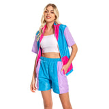 Déguisement Adulte Rétro Sports Short Sleeve Hip Hop Costume