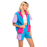 Déguisement Adulte Rétro Sports Short Sleeve Hip Hop Costume