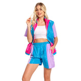 Déguisement Adulte Rétro Sports Short Sleeve Hip Hop Costume