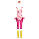 Barbie 1980s Femme Aérobic Tenue de Sport Ensemble 6 Pièces