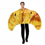 Déguisement Croissant, Toast, Gâteau Costume Amusant 3 Pièces Pour Halloween