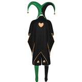 The Freak Circus Harlequin Tenue Verte et Pierrot Tenue Rouge Cosplay Costume