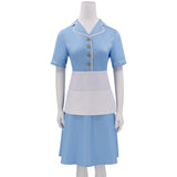 Waitress Jenne Robe Bleue Cosplay Costume