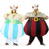 Astérix le Gaulois Graisse Gonflable Costume