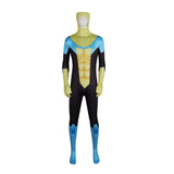 Invincible Saison 3(2025) Mark Grayson Tenue Jaune et Bleue Cosplay Costume Ver.2