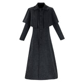 La Famille Addams 2(2025) Mercredi Manteau à Carreaux Cosplay Costume